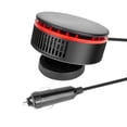 thumbnail image 2 of Tachiuwa 12V Car Heater Fan Portable 360 degree Rotatable Windshield Defogger and Defroster Red, 2 of 9
