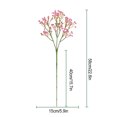 thumbnail image 4 of Ounissouiy Flores artificiales de plástico de larga duración, 6 uds., para diversas ocasiones, flores secas artificiales Decoración Púrpura, 4 of 6