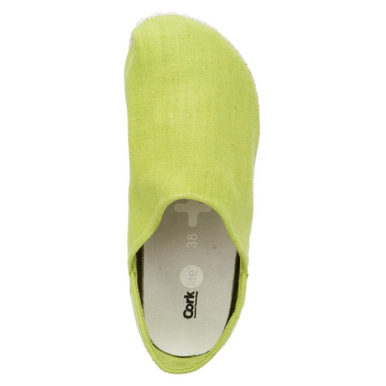 OTZ Shoes Unisex OTZ300GMS Linen Slip-On, Chartruese, 37 EU (7 M