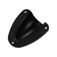 thumbnail image 5 of Unique Bargains 2 Pair 2.91"x2.64"x1.02" Marine Boat Transducer Wire Cable Cover Clam Shell Vent Wire Cover Black, 5 of 6