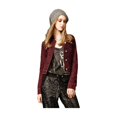 thumbnail image 1 of Chaqueta de mezclilla Aeropostale Emily para mujer color rojo XS, 1 of 3