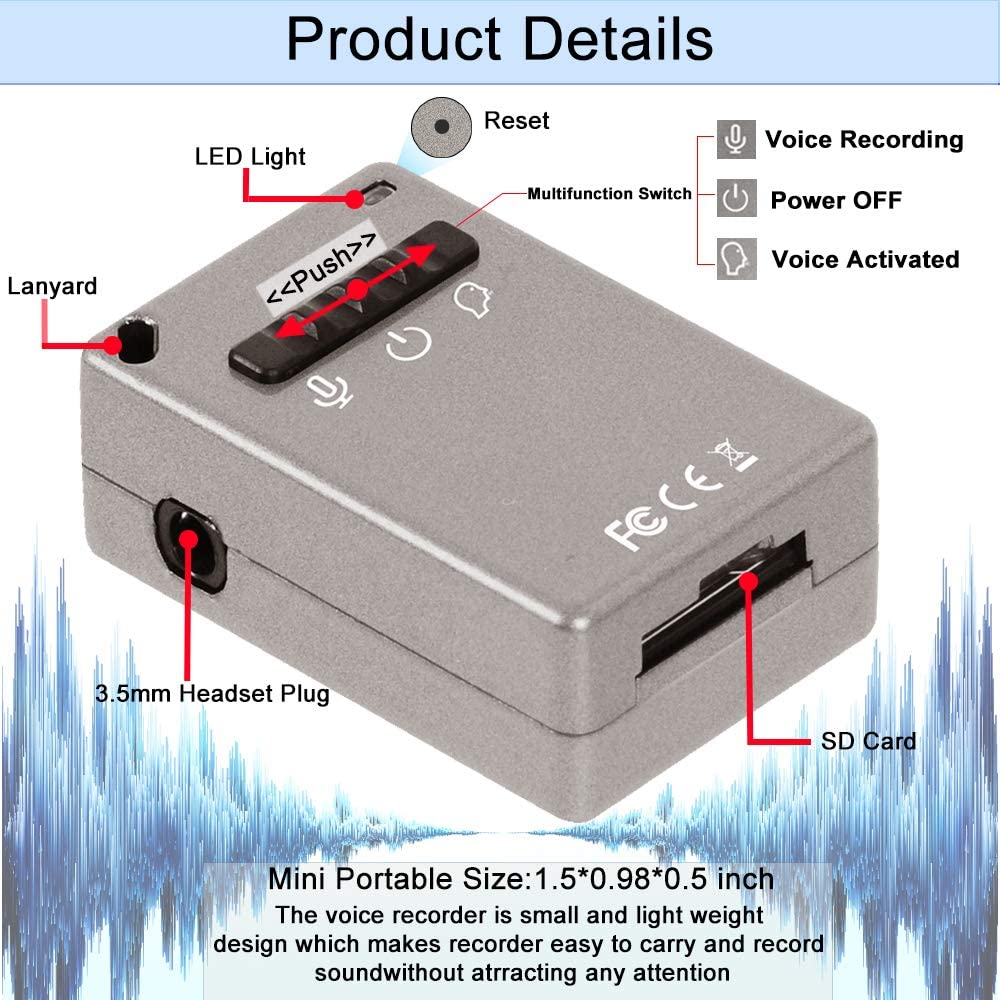 Digital Voice Recorder,eoqo Voice 