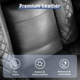 thumbnail image 4 of Amerlife Leather Recliner Home Theater Seating Seats, Game Movie Dual Motor Recliner Couch Chair with USB & Type-C, Cup Holders, 1 Seat, 4 of 9