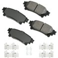 thumbnail image 4 of Akebono ACT1391A Ultra-Premium Ceramic Rear Disc Brake Pads, GREY, 4 of 5