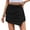 Solid Color, variant on Taqqpue Women's Summer Mini Wrap Shorts High Waist Zipper Casual Loose Skirts Trendy Asymmetrical Skort
