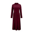 thumbnail image 3 of Gvmfive Women's Party Evening Dress Long Sleeve Belted Bodycon Dress, 3 of 8