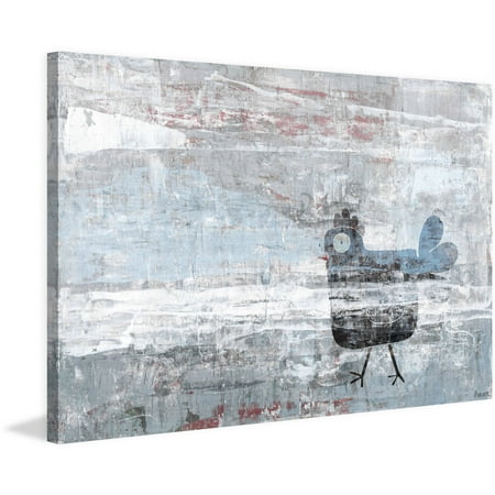 Hazy Hen Painting Print on Wrapped Canvas