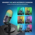 thumbnail image 3 of Gaming Microphone, USB Computer Microphone for PC, Mac, PS4/5, Condenser Podcast Mic for Studio Recording,, 3 of 5