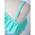 thumbnail image 5 of Alvivi Kids Girls 3 Piece Swimsuits Ruffled Sleeveless Tankini Bikini Set Swimwear Bathing Suit Swimdress Mint Green 12, 5 of 7