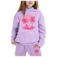 thumbnail image 2 of LUOGENLI Outfits Rompers for Girls Size 7/8 Child Toddler Boys Girls Long Sleeve Solid Warm Hoodie Pullover Tops Pants Kids Outfits Sweat Suit Baby Girl Rompers 18-24 Months Summer 3-4 Yeats, 2 of 3