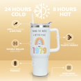 thumbnail image 3 of Happy 45th Birthday Gifts for Women, 40 oz Tumbler with Handle and Straw Lid, 45 Years Old Gifts Idea for Her, Forty-five Birthday Present Back in 1979 Tumbler Cup（White）, 3 of 6