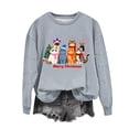 thumbnail image 4 of SELONE Sweatshirt for Women Oversized Crew Neck Merry Christmas Holiday Pullover Long Sleeve Shirt Loose Outerwear, 4 of 5
