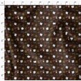 thumbnail image 4 of Soimoi Brown Rayon Fabric Heart & Love Text Print Fabric by Yard 56 Inch Wide, 4 of 5