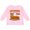 AD-Pink, variant on Leftovers Are for Quitters with Pumpkin Pie Boys or Girls Long Sleeve Toddler T-Shirt