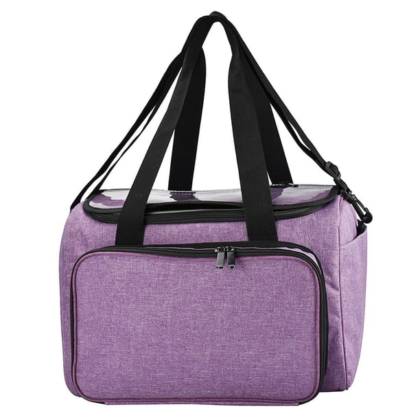 Wdftyju Ganchos de ganchillo Hilo Bolsa de almacenamiento de hilo Organizador de bricolaje Titular (púrpura) Wdftyju 3fw7gb4pz6dj0px2