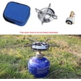 thumbnail image 4 of Four de Camping Ultraléger Extérieur Réchaud à Gaz à Fort Flux de Feu Portable pour Randonnée Cuisson Brûleur au Butane, 4 of 5