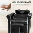 thumbnail image 3 of Zimtown Shampoo Chair with  Shampoo Bowl, Reclining Salon Hair Wash Station, Black, 3 of 7