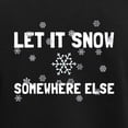 thumbnail image 3 of CafePress - Let It Snow Pajamas - Women's Short Sleeve Print T-Shirt and Pants Dark Cotton Pajama Set, 3 of 7