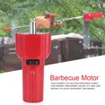 thumbnail image 1 of 1.5 V Moteur de Rotatif de Barbecue en Construction Solide Rouge Accessoire de Support de Rôtissoire de Barbecue, 1 of 8
