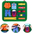 thumbnail image 1 of Tablero de habilidades básicas para niños pequeños Vestido de aprendizaje, Juguetes educativos de aprendizaje, Juguetes de viaje para niños pequeños Sincero Hogar, 1 of 3