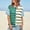 Green, variant on Tittly T Shirts for Women Spring Tops for Women Womens Summer Striped Shirts Casual Color Block Short Sleeve Tops Loose Fit Crew Neck Tees Tshirts Shirts Basic Tees Brown L