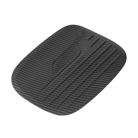 Fuel Tank Door Cap for Ford Explorer 2020-2025 Fuel Filler Flap Cover Adhesive Type Carbon Fiber Black ABS