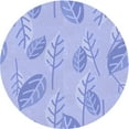 thumbnail image 1 of Ahgly Company Tapis d'Intérieur Lavables en Machine, Ronds de Transition Bleu Ciel, Ronds de 3', 1 of 7