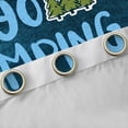 thumbnail image 4 of Castle Fairy Teens Happy Camping Black Out Curtains,Adventure Theme Curtains Pack of 2 (42x63 Each),Moutain Jungle Bedroom Curtains,Breathable Home Decor, 4 of 6