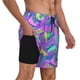 thumbnail image 2 of Fotbe Disco Roller Skates Traje de Baño para Hombre – Shorts de Natación de Secado Rápido con Forro y Bolsillos-X-Large, 2 of 6