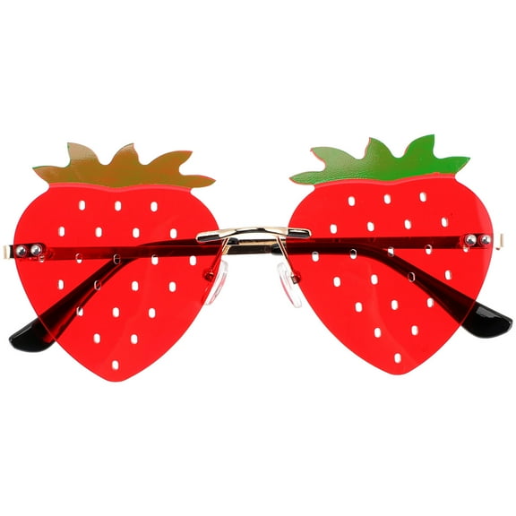 Strawberries Sunglasses Sunglasses Outdoor Sunglasses Man 14.5x10cm
