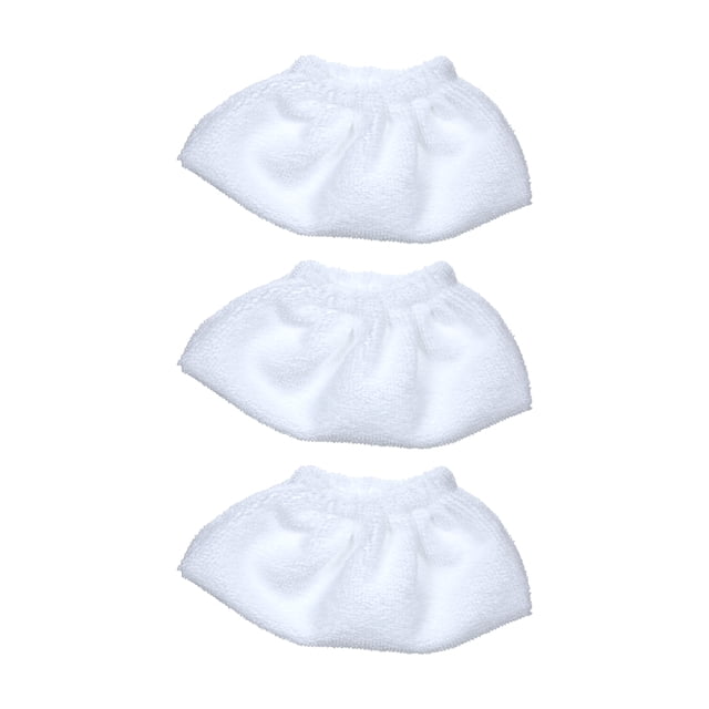 Ensemble de Chiffons de Remplacement pour Accessoires de Couvercle de Buse en Tissu Éponge Karcher SC2/SC3/SC4/SC5