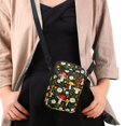 thumbnail image 4 of HELLHERO Skull Pattern Design with Zipper Closed Women Messenger Bag for Daily Commute or Casual Outings Crossbody Bags Polyester 4.33"x1.97"x7.09", 4 of 7