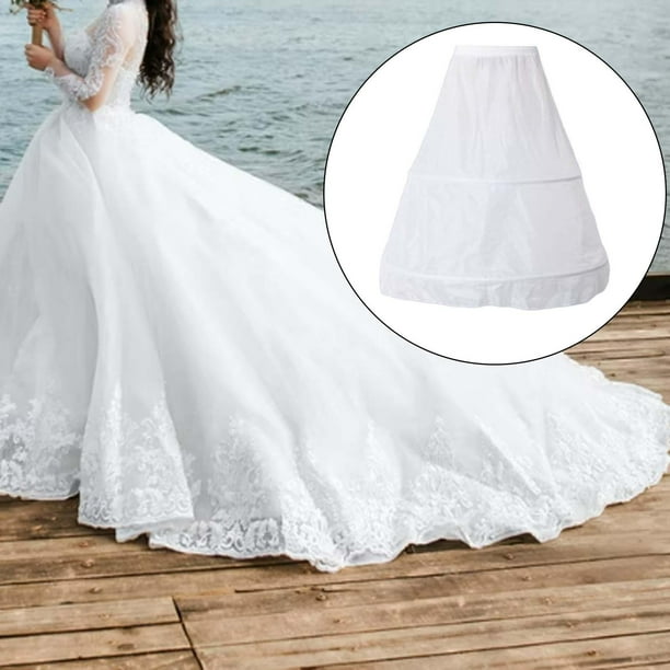 Crinoline de Mariage Taille Elastique 2 Cerceaux Crinoline de Mariee pour Robe de Soiree Walmart