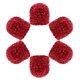 thumbnail image 1 of SOPOTUTU 6Ud Tapas Decorativas Para De Auto Color Rojo Con Diamantes Y Resistencia Al Desgaste, 1 of 6