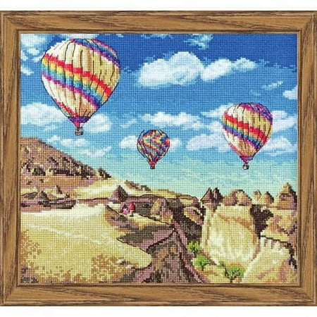 UPC: 4840746044922 | Letistitch Balloons Over Grand Canyon Counted Cross-Stitch Kit