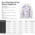 thumbnail image 5 of Lsque Lavender Flowers UPF 50+ Lightweight Sun Protection Men's Women's Long Sleeve Shirt, Hoodie Performance -Small, 5 of 9