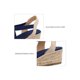 thumbnail image 3 of Mysoft ladies elastic wedged sandals Navy Sandals Size 6M Mysoft Mysoft Sandalias, 3 of 7