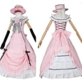 thumbnail image 6 of Women's Anime Ciel Phantomhive Pink Dress Elegance Lolita Dress Set Outfits, 6 of 7