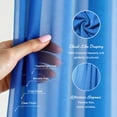 thumbnail image 3 of HonorHut Outdoor Curtain Drapes Long Arch Drapes Gauze Curtain Sheer Backdrop Drapes Wedding Party Decoration 29x236Inch 2 Pieces Misty Blue, 3 of 6