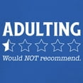 thumbnail image 3 of Adulting Would Not Recommend T-shirt Funny Adult Life is Hard Review Humor Parenting 18th Birthday Gen X Men's Tee, 3 of 7