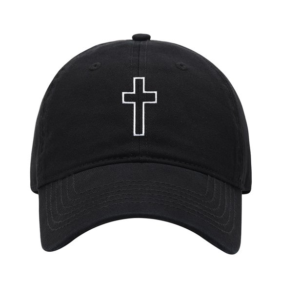 Baseball Cap Embroidered Hat for Jesus Christian Jewish Cross Men's Adjustable Cotton Unisex Embroidery Baseball Caps