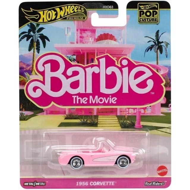 Juguete Coleccionable Hot Wheels Barbie Corvette 1956 1:64