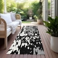 thumbnail image 6 of Addison Rugs Chantille Indoor/Outdoor Transitional Abstract Black Washable Runner Rug, 2'3" x 7'6", 6 of 6