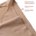 thumbnail image 6 of Tisuna Seamless Dance Underwear For Girls Child Solid Color Elastic Waist Triangle Leg Briefs Soft Breathable Little Girls Youth Fitness Yoga Panties Beige Size 3-5 Years, 6 of 7