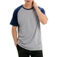 thumbnail image 2 of SAYFUT Men's Regular Fit Short Sleeve Shirt Lightweight Soft Cotton Sleepwear Crew Neck Soft Sleep Tee, up to size 3XL, 2 of 8