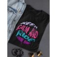 thumbnail image 3 of Keep Calm And Ride Your Bike Shaped T-Shirt Women -Image by Shutterstock, Female Medium, 3 of 4