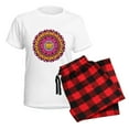 thumbnail image 5 of CafePress - Mandala Cats Pajamas - Women's Short Sleeve Print T-Shirt and Pants Light Cotton Pajama Set, 5 of 7