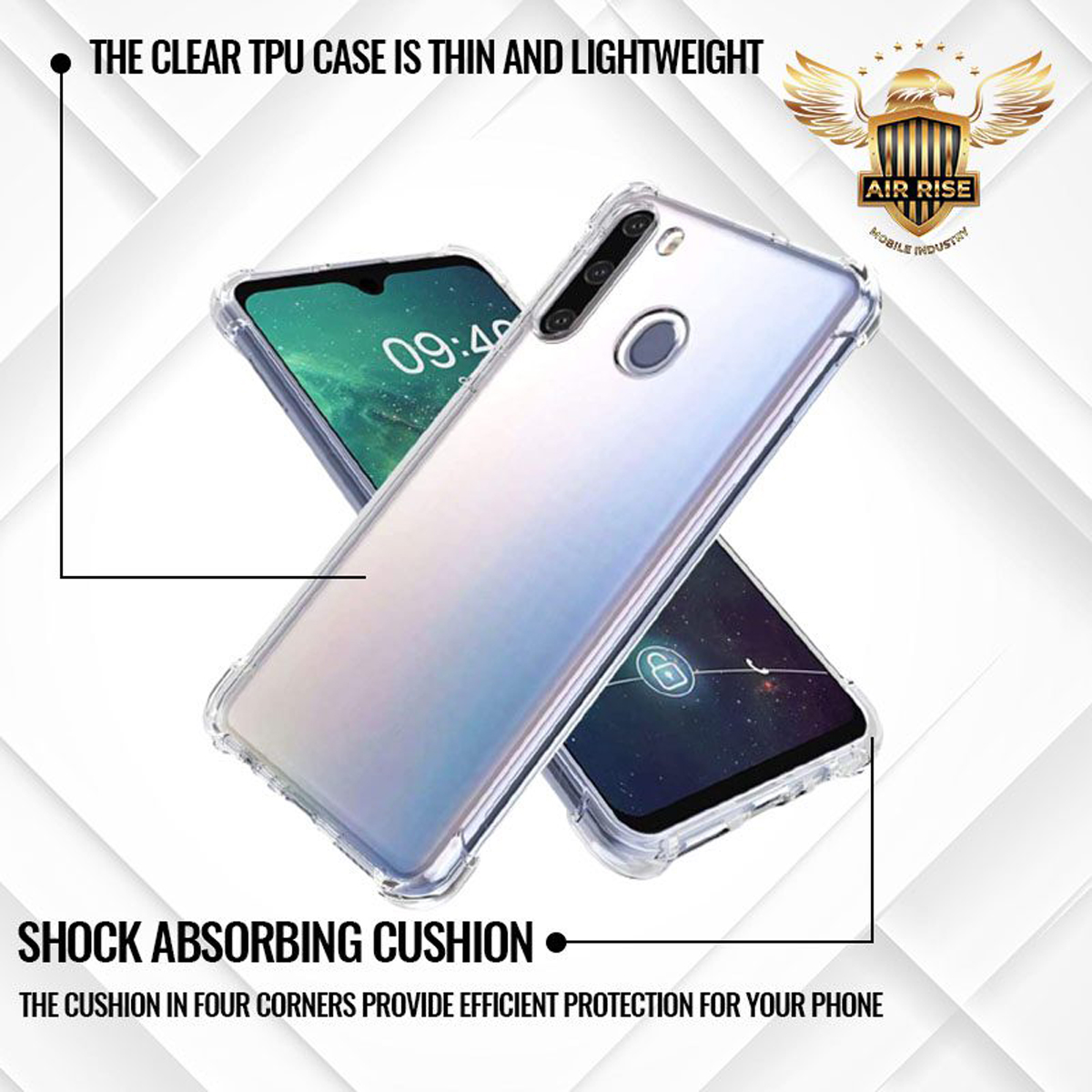 Samsung Galaxy Crystal Clear Bumper Case - image 2 of 2