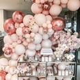 thumbnail image 5 of PartyWoo Pale Pink Balloons, 140 pcs Pink Balloons Different Sizes Pack of 18 Inch 12 Inch 10 Inch 5 Inch Pink Latex Balloons for Balloon Garland Balloon Arch as Birthday Party Decorations, Pink-Q01, 5 of 5