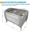 thumbnail image 4 of Cuna Viajera Plegable Shimy Cambiador Canguro para Bebé ajustable, 4 of 10